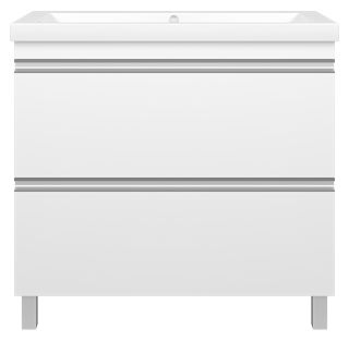 Напольная тумба под раковину Misty Ингрид 90см белый